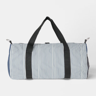 Bolso De Deporte Pequeño Stripes Modern Indigo Minimalist Elegance