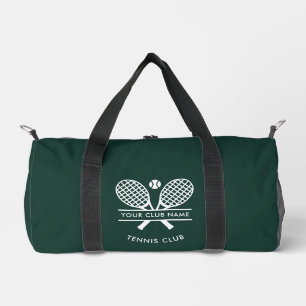 Bolso De Deporte Pequeño Su nombre de club Tennis Raca Iconos Verde