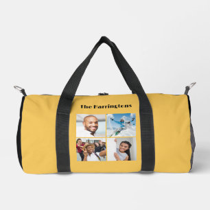 Bolso De Deporte Pequeño Su nombre y 8 fotos color Personalizado