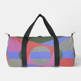 Bolso De Deporte Pequeño Subtle Hues Abstract Travel Bag