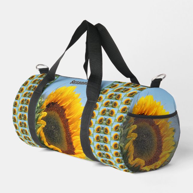 Bolso De Deporte Pequeño Sunflower In Sunshine Mirror Personalizado (Esquina derecha)