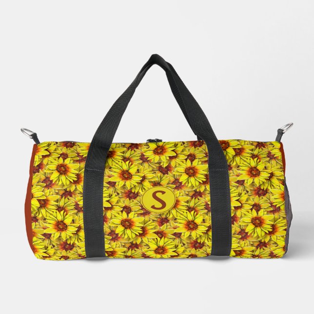 Bolso De Deporte Pequeño Sunflower Small Duffel Gym Bag (Anverso)