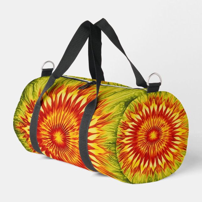 Bolso De Deporte Pequeño Sunflower Tie Dye Travel Bag (Esquina izquierda)