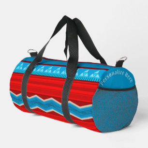Bolso De Deporte Pequeño Surwest River Red Turquoise Sm Personalizado