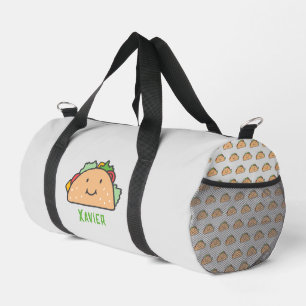 Bolso De Deporte Pequeño Taco sonriente personalizado