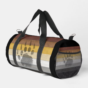 Bolso De Deporte Pequeño textura de suelo de madera de la bandera del orgul