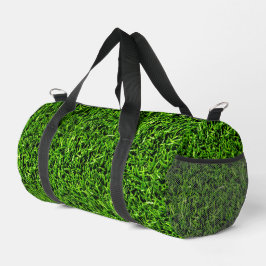 Bolso De Deporte Pequeño Textura realista de foto de hierba divertida verde