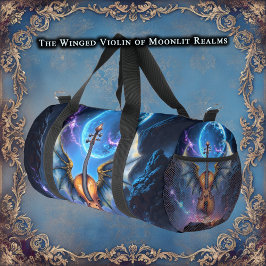 Bolso De Deporte Pequeño The Winged Violin of Moonlit Realms