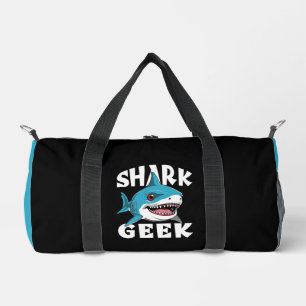 Bolso De Deporte Pequeño Tiburón Geek - Diseño lindo para los amantes del t