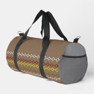 Bolso De Deporte Pequeño Tierra gris con múltiples colores Gimnasio y viaje