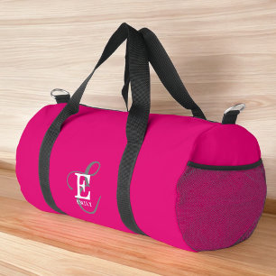 Bolso De Deporte Pequeño Tipografía monográfica de estilo personalizado de