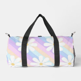 Bolso De Deporte Pequeño Tiras y flores pasteles