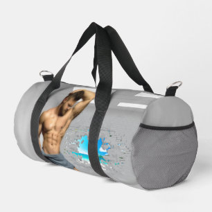 Bolso De Deporte Pequeño Toalla de hombre de SlipperyJoe rota pared de ladr
