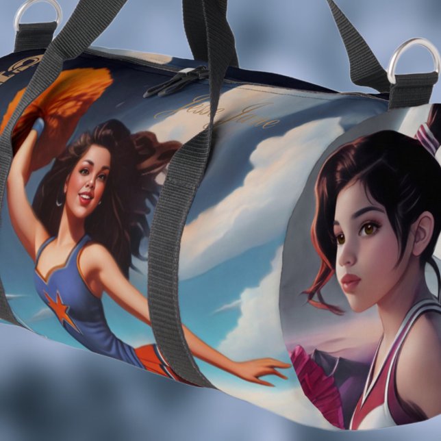 Bolso De Deporte Pequeño Todos los Chicas estadounidenses animadores Duffel (Subido por el creador)