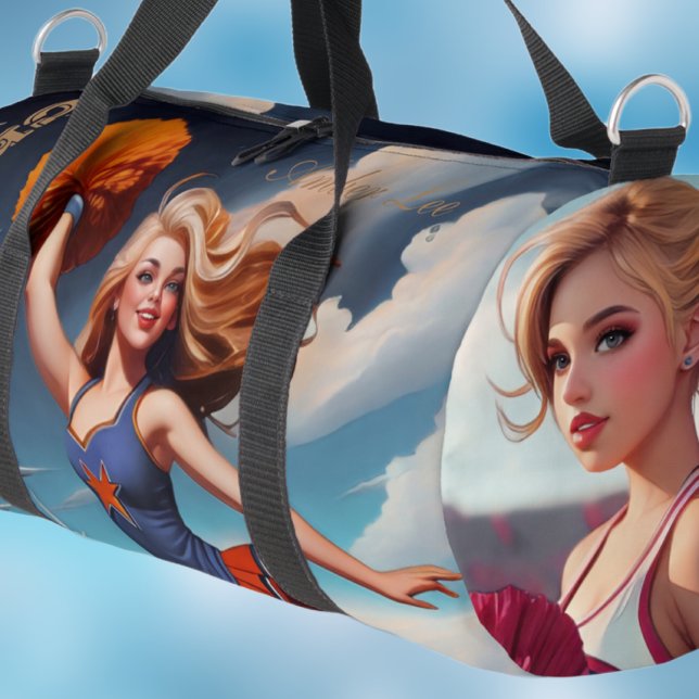Bolso De Deporte Pequeño Todos los Chicas estadounidenses animadores Duffel (Subido por el creador)