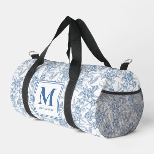 Bolso De Deporte Pequeño Toile de Francia Monograma Azul