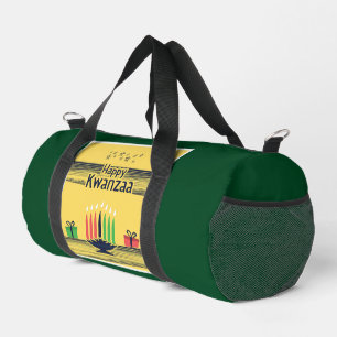 Bolso De Deporte Pequeño Tono cálido y celebratorio de Kwanzaa de SlipperyJ