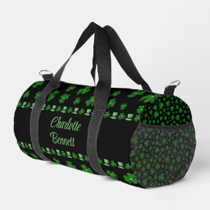 Bolso De Deporte Pequeño Trébol personalizado del Día de San Patricio en ne