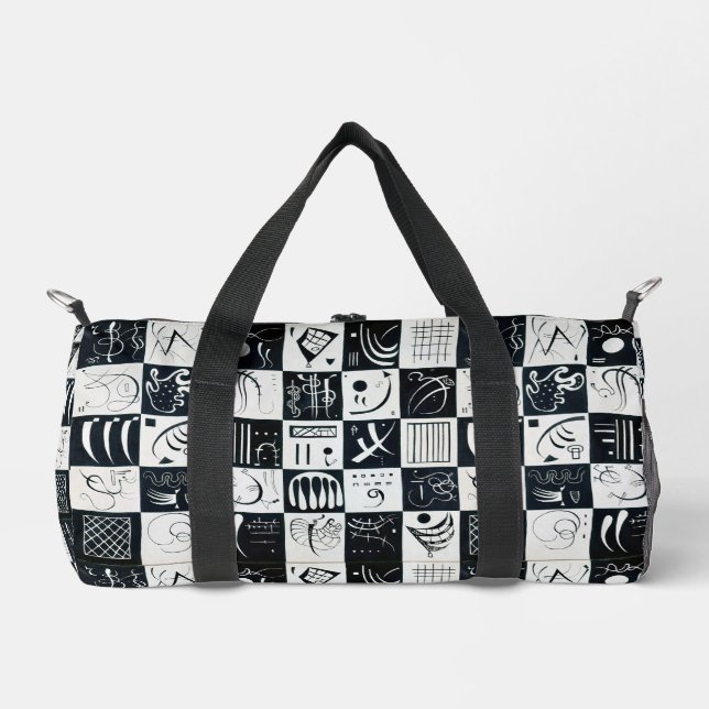 Bolso De Deporte Pequeño Treinta, Abstracción Biomórfica - Kandinsky (Anverso)