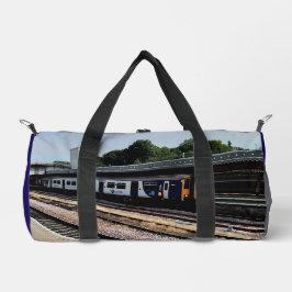 Bolso De Deporte Pequeño Tren azul y blanco