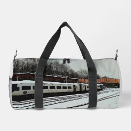 Bolso De Deporte Pequeño Tren, en la nieve