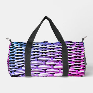 Bolso De Deporte Pequeño trenzas fotografiadas, grises abstractos e interes