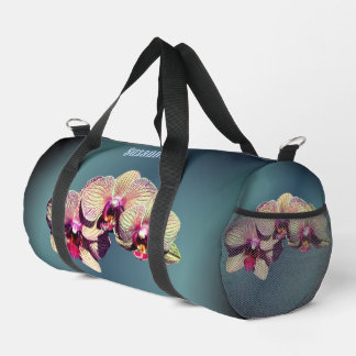 Bolso De Deporte Pequeño Trío de flores orquídeas personalizado