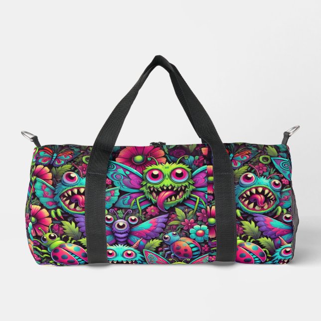 Bolso De Deporte Pequeño Trippy Creature (Anverso)