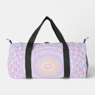 Bolso De Deporte Pequeño Trippy Groovy Boho Colorful Pastel Hippie Mandala