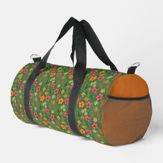 Bolso De Deporte Pequeño Tropical/Hawaii patterned floral