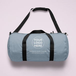 Bolso De Deporte Pequeño Tu logotipo aquí l Dusty Blue Professional