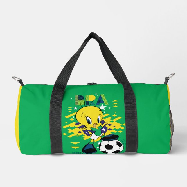 Bolso De Deporte Pequeño TWEETY™ Team Brazil Soccer Graphic (Anverso)