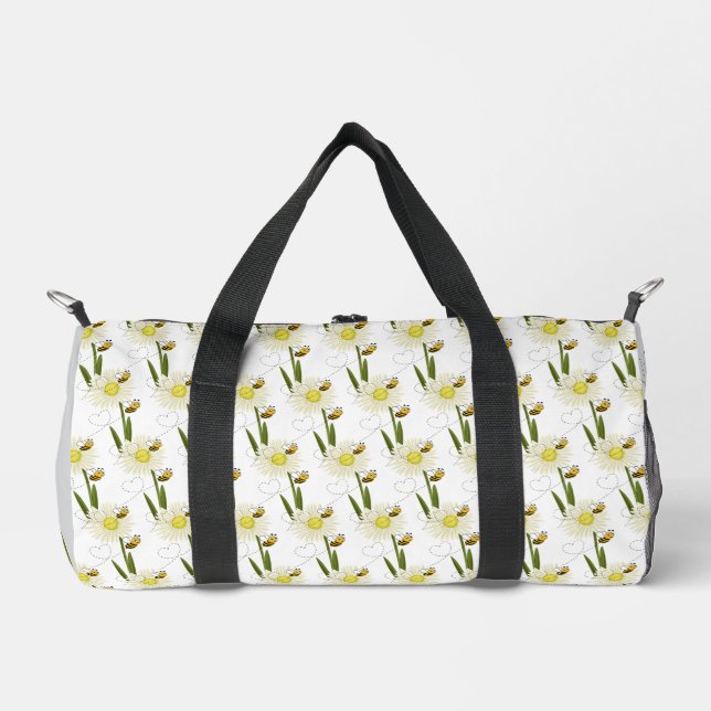 Bolso De Deporte Pequeño Two little and cute bees (Anverso)