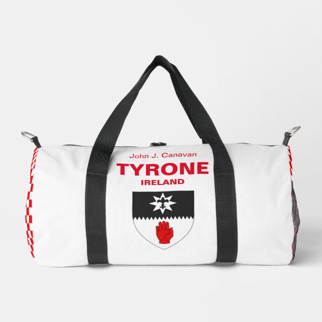 Bolso De Deporte Pequeño Tyrone Ireland - Personalizado irlandés (Anverso)
