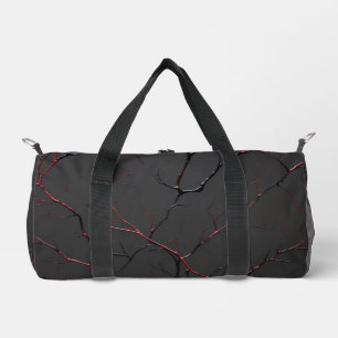 Bolso De Deporte Pequeño Venas negras y rojas