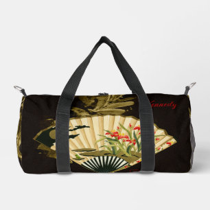 Bolso De Deporte Pequeño Ventilador oriental con borde horizonte