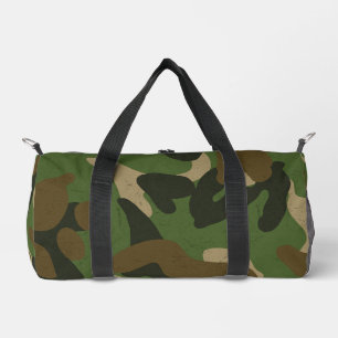 Bolso De Deporte Pequeño Verde Camuflaje