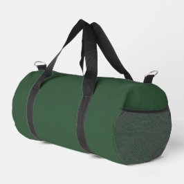 Bolso De Deporte Pequeño Verde Esmeralda Oscuro Color Sólido