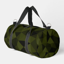 Bolso De Deporte Pequeño Verde oscuro del ejército negro patrón de malla ge