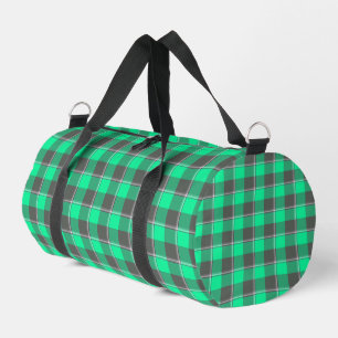 Bolso De Deporte Pequeño Verde Primavera y Cuadro Negro Finlandia