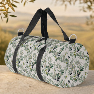 Bolso De Deporte Pequeño Verde Salvia Acuarela Francés Campo Olivo