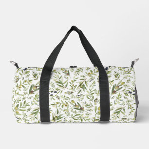 Bolso De Deporte Pequeño Verde Salvia Acuarela Francés Chic Olivos Campestr