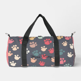Bolso De Deporte Pequeño Viaje Grandes Mascotas de colores Papeles Imprimir