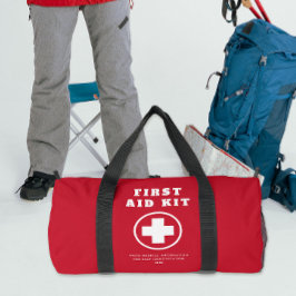 Bolso De Deporte Pequeño Viajes de seguridad médica de la Cruz Roja