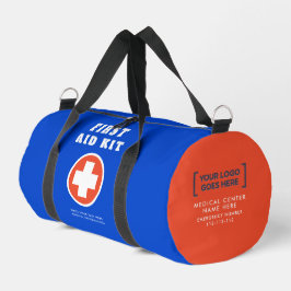 Bolso De Deporte Pequeño Viajes simples de primeros auxilios Naranja azul S