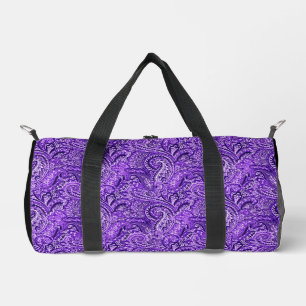 Bolso De Deporte Pequeño Vibrant Purple Paisley
