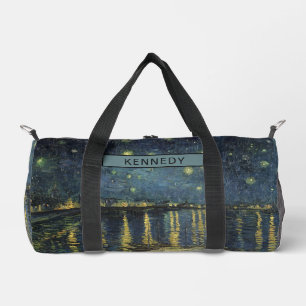 Bolso De Deporte Pequeño Vincent van Gogh Noche estrellada sobre el Ródan