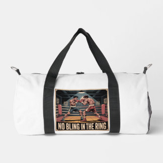 Bolso De Deporte Pequeño Vintage Fight Club - No Bling In Ring