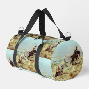 Bolso De Deporte Pequeño Vintage Western Cowboy Roping Steinnecktie