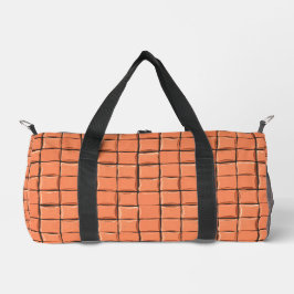Bolso De Deporte Pequeño Warm Ornamental Tile 
